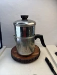 Revere Ware 5 Cup Percolator Pot Copper Clad Stainless Drip-o-lator Coffee Maker. Fixed Price $89.00.