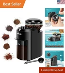 Electric Burr Coffee Grinder - Adjustable With 28 Precise Settings For .... Fixed Price $49.58.
