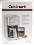 Cuisinart DGB-400SS Automatic Grind & Brew 12-CUP Coffeemaker Stainless Steel. Fixed Price $130.00.