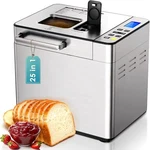 Automatic Bread Maker Gluten-free, Dough Function, Adjustable Size Crust Setting. Fixed Price $101.23.