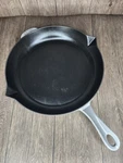 Staub 12" Skillet Enameled Cast Iron Frying Pan Graphite Grey #30 Made France. Fixed Price $144.95.