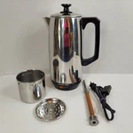 Proctor Silas Coffee Pot Percolator Cup P-112 Complete Works Taiwan Vtg. Fixed Price $34.99.