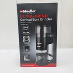 Mueller Ultra-grind Conical Burr Coffee Grinder CG900 Professional Series Nib. Fixed Price $45.00.