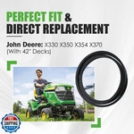 M174994 Mower Belt Fit For John Deere X330 X350 X354 X370 With 42" Decks. Fixed Price $42.99.