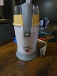 Used- Black & Decker Smartgrind White/yellow/grey Electric Coffee Grinder. Fixed Price $23.75.
