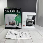 Mr. Coffee Maker Cups Automatic Drip TR4 Series Clean, Orig Box, Manual. Fixed Price $20.81.