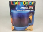 (new) Vintage Living Color Citrus Juicer Blue By Salton. Fixed Price $24.97.