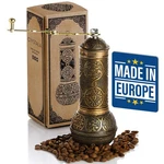 Crystalia Refillable Coffee Grinder, Authentic Manual Mill With Adjustable Gr.... Fixed Price $55.48.