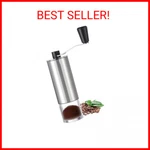 Lhs Manual Coffee Grinder With Ceramic Conical Burr Stainless Steel Hand Crank. Fixed Price $22.34.