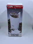 Krups Fast Touch Coffee Bean Spice Mill Grinder White With Box. Fixed Price $12.99.