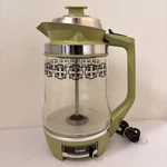 Vintage Montgomery Wards 12 Cup Glass Coffee Percolator Pot Avocado- 70'S- Read!. Fixed Price $49.99.