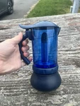 Italian Medium Inox 18-10 Stove Coffee Maker Espresso Machine Blue Moka Pot Rare. Fixed Price $89.00.