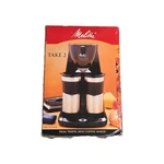 Melitta ME2DTMB Dual Travel Mug Filter Coffee Maker Stainless Steel Black Cups. Fixed Price $43.00.