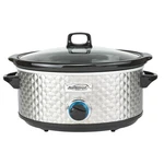 Brentwood Select 7 Quart Slow Cooker In Silver. Fixed Price $89.93.
