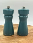 Cole & Mason Salt Pepper Grinder Mill Set Teal Wood 7 Farmhouse Kitchen Decor. Fixed Price $24.97.