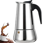 2-CUP Stovetop Espresso Maker 100ML Stainless Steel Moka Pot For Home & Camping. Fixed Price $24.17.