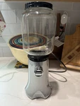 Vtg Style 1950 Kitchenaid Coffee Mill Grinder KCG200MC1 Silver Base, Glass Jar. Fixed Price $139.00.