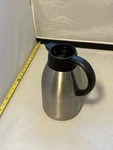 Oggi Stainless Steel Thermal Coffee Carafe Black Handle Modern Minimalist. Fixed Price $29.77.