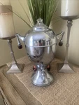 Vtg Lehman Brothers Silverware Kromaster Art Deco Coffee Pot Usa-no Cord. Fixed Price $27.00.