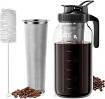 Cold Brew Coffee Maker 64OZ, Iced With 304 Stainless Steel Filter,. Fixed Price $21.61.