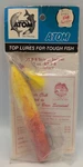 Atom 65 B Striper Swiper 3OZ Top Water Vintage Fishing Lure - Red / Yellow. Fixed Price $14.99.