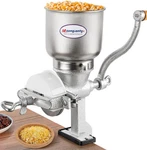 Moongiantgo Corn Grinder Cast Iron, Hand Crank Grain Mill With Large Hopper & Ta. Fixed Price $60.28.