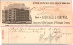 Arbuckles & Company Coffee Spice Mills Pittsburgh 1899 Billhead Vignette. Fixed Price $24.99.