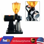 Commercial Electric Automatic Coffee Grinder Burr Espresso Bean Home Black. Fixed Price $54.40.