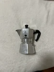 Bialetti Moka Express Pot Stovetop Espresso Maker, 3 Cup Capacity, Silver. Fixed Price $22.00.