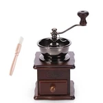 Wooden Manual Coffee Grinder Vintage Style Hand Mill Burr Grind.... Fixed Price $30.69.