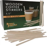 1,000 Count Birch Stir Sticks For Coffee Bar, Wooden 5.5. Fixed Price $16.09.