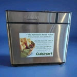 Cuisinart Automatic Breadmaker 12 Programs Stainless Steel New Pastries Too! Oob. Fixed Price $37.99.