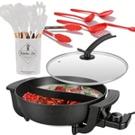 Electric Hot Pot 6L W/ Divider Dual-flavor Shabu &fondue For Family. Fixed Price $27.79.