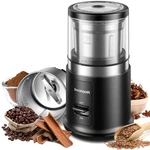 Shardor One Touch Coffee Grinder Electric, Spice, Herb, For 1 Bowl, Black. Fixed Price $43.40.