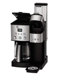 Cuisinart SS-15 12-CUP Coffeemaker And Single-serve Brewer Black Stainless Ste. Fixed Price $145.00.