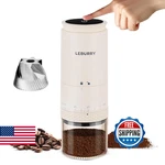 Leburry Coffee Grinder - Portable Espresso With Stainless Steel Con. Fixed Price $86.19.