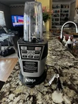 Nutri Ninja Auto Iq 1200W Blender W/ Base Attachment Tested Mixer Cup. Fixed Price $42.30.