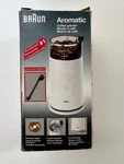 Braun Aromatic KSM4 Coffee Grinder Type 4041 W/ Box & Scoop Tested. Fixed Price $29.99.