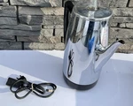 General Electric Chrome Coffee Percolator P406A Vtg 1970 Mcm Works. Fixed Price $76.42.