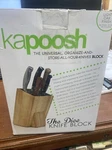 Kapoosh Dice Slotless Knife Block Bamboo Wood 650BB Ary Inc. Fixed Price $19.99.
