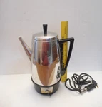Vintage Amc 4 12 Cup Coffee Stainless Steel Electric Perculator Mid Century. Fixed Price $34.65.