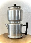 Vintage Worthmore Aluminum Stove Top 6 Cup Coffee Maker Tower Nice. Fixed Price $40.00.