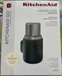 Kitchenaid Go Cordless Blade Coffee Grinder Battery Dark Green By Magnolia New. Fixed Price $74.99.