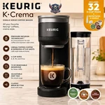 New Keurig K-crema Coffee Maker Single Serve Brewer 72OZ Reservoir 32 K-cups Bla. Fixed Price $255.55.