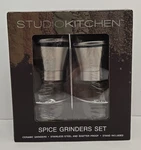 Studio Kitchen Spice Grinders Set Stainless Steel Construction, Ceramic. Fixed Price $19.98.