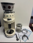 Smeg 50'S Retro Style Coffee Grinder Cream Demo Model / SCG-CR03. Fixed Price $229.95.