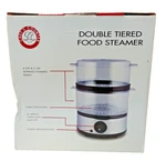 Chef's Counter Double Tiered Food Steamer 4.2QT & 2.1QT Seperate Steaming CC-222. Fixed Price $15.79.