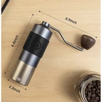 Manual Coffee Grinder - Heihox Hand With Adjustable Conical Stainless Black. Fixed Price $49.99.