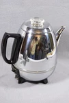 Vtg General Electric Pot Belly Percolator Coffee Maker Cat No 18P40 Excellent. Fixed Price $74.99.