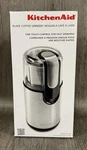Kitchenaid BCG111OB Coffee Grinder Onyx Black Brand New Open Box. Fixed Price $26.99.